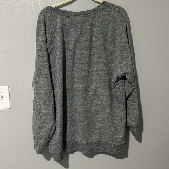 Wildfox Pour Favor Gray Oversized Sweatshirt Sz XL - Picture 4 of 5